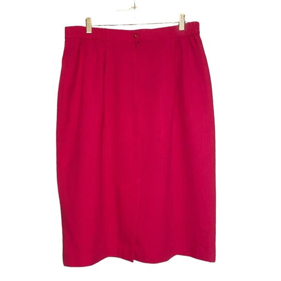 Vintage Panther Women’s Mid Length Magenta/Pink Pencil Skirt Size, L/32” Waist - Picture 4 of 8